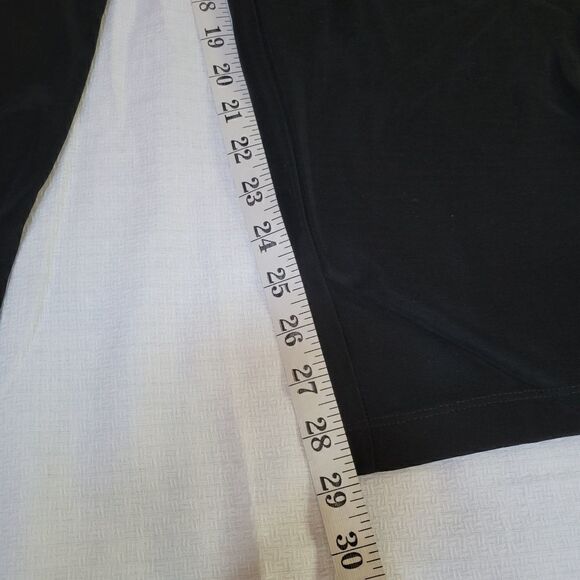 Qvc Susan Graver Liquid Knit Black Pants SMALL Mint Condition - Picture 6 of 9